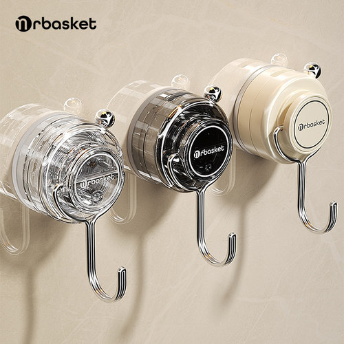 mrbasket吸盘挂钩可180°旋转