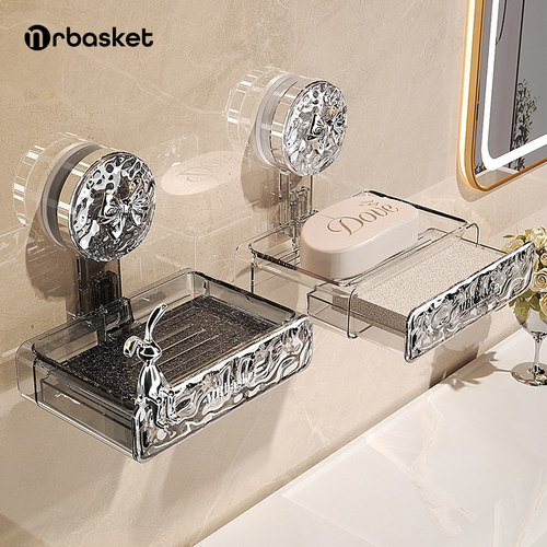 mrbasket吸盘式肥皂盒免打孔