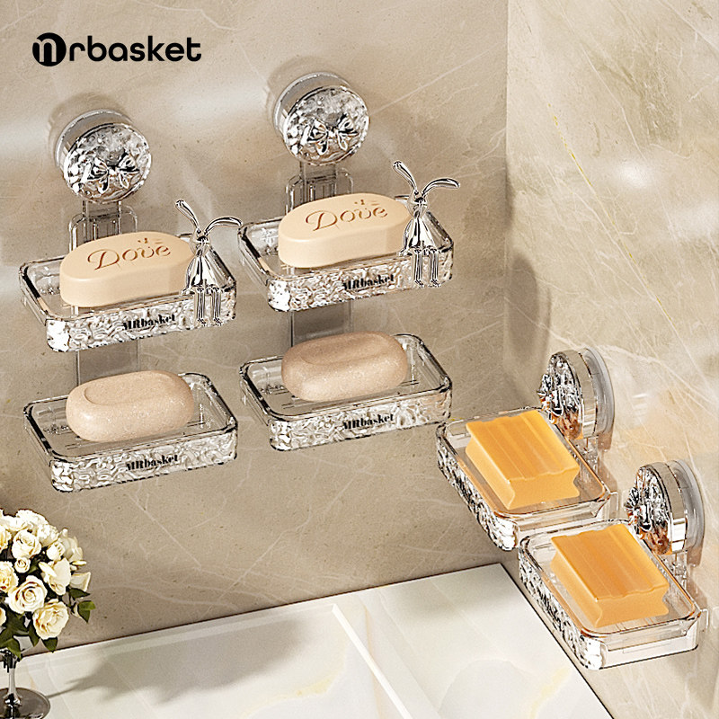 吸盘肥皂盒浴室香皂盒