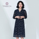 T2108H05L166女七分袖 TRIBECA翠贝卡2022春季 新款 雪纺碎花连衣裙