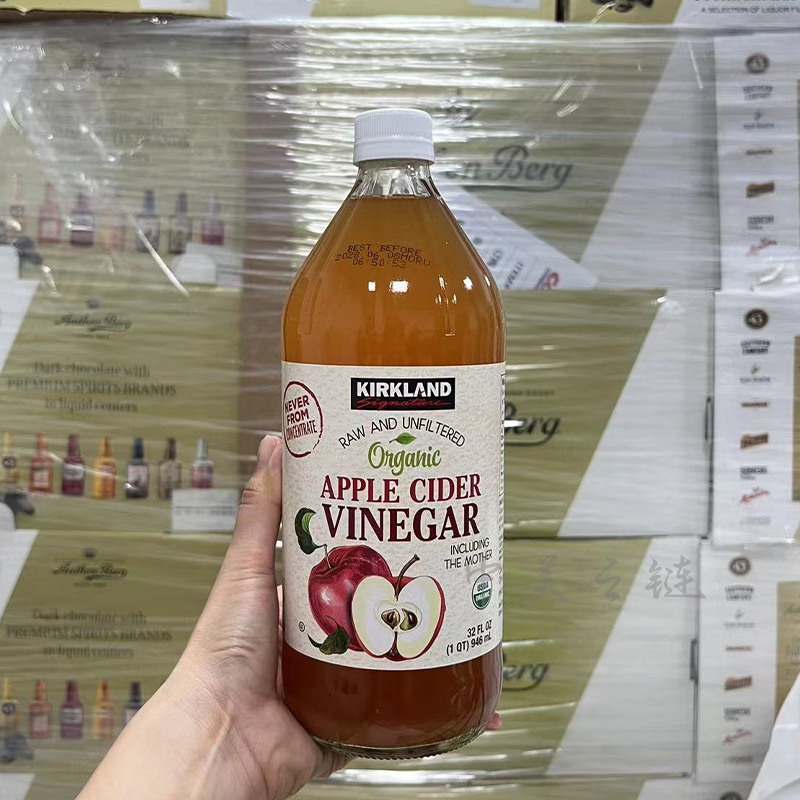 Kirkland科克兰苹果醋饮料946ml