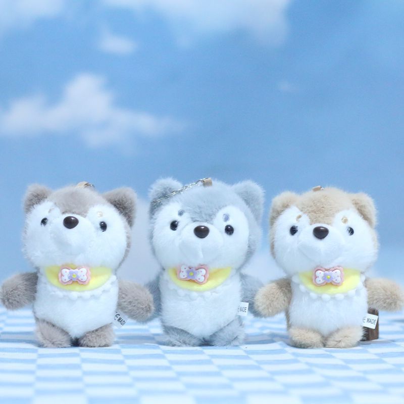 可爱萌柴犬小狗狗挂件毛绒玩具公仔包包挂饰钥匙扣布娃娃玩偶批发