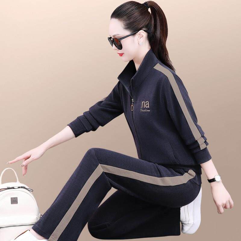 官网迈耐克斯春季运动服套装2026新款时尚减龄洋气妈妈女士休闲服