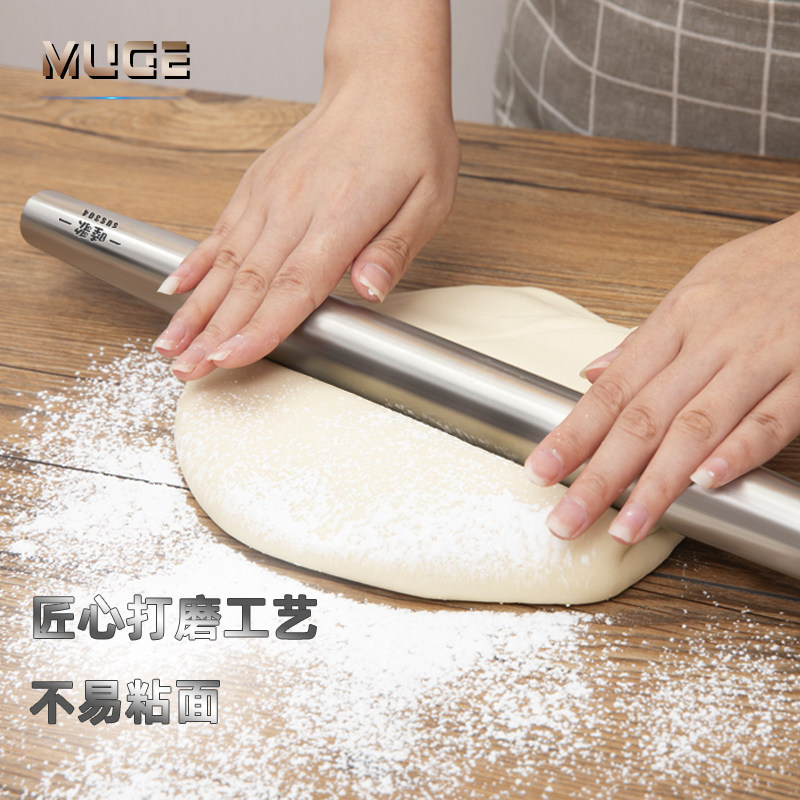 kitchen 304 Stainless steel rolling pin household Stick surface Side bar Dumpling skin Artifact solid baking toolin the Kitchen/Cooking utensils , Barbecue/Bakeware , Baking DIY Appliance , Rolling pin  category - from Buy2taobao.com to provide professional Taobao agent buy service