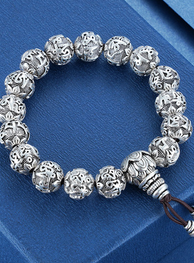 S990真言手串【LZZY2】12mm仿古手链