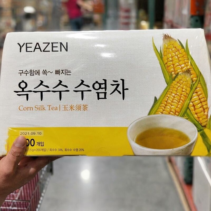 开市客costco代购韩国进口TEAZEN玉米须茶 茶包袋泡茶1.5g*200