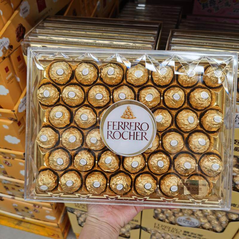 会员代购费列罗榛果夹心威化巧克力42粒525g金莎喜糖送礼年货礼