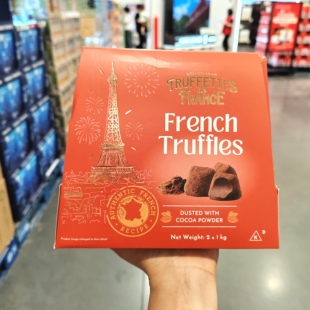 开市客代购法国原装进口乔慕Truffles/德菲丝松露巧克力原味丝滑