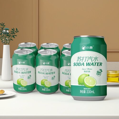 0糖0卡0脂青柠味苏打汽水