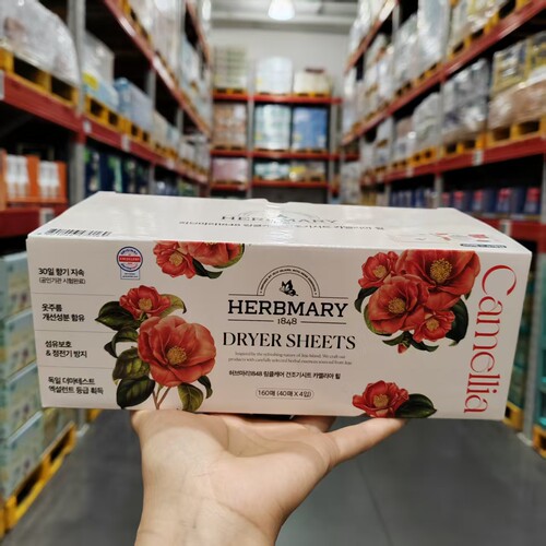 山茶花香织物柔顺烘干纸40片*4包