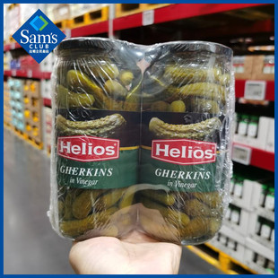 会员代购 西班牙Helios酸黄瓜680g腌黄瓜小青瓜酸脆多汁酱瓜