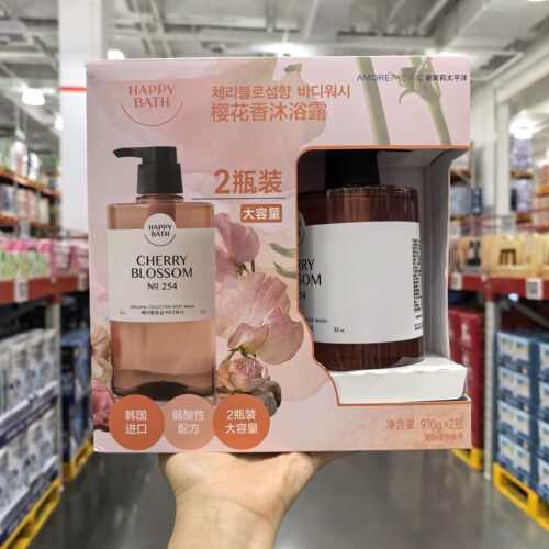 HAPPYBATH樱花香沐浴露910ml