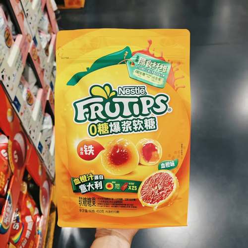 Nestle雀巢趣满果0糖爆浆软糖