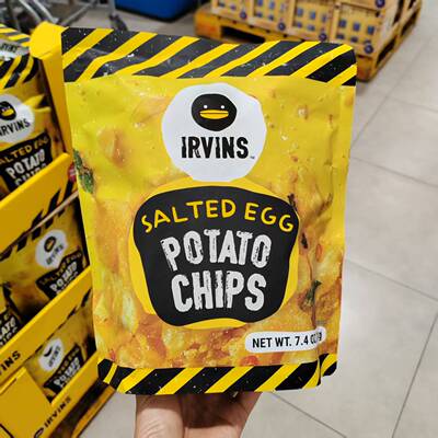 山姆IRVINS咸蛋黄薯片210g