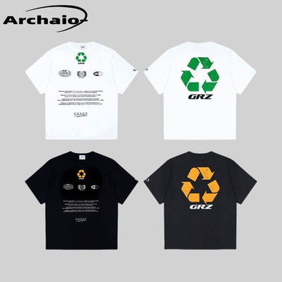 Grailz做旧环保标语vibe短袖