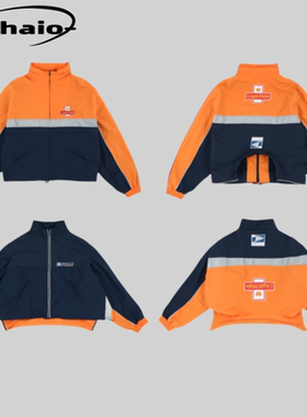 Grailz ProjectGR 25ss 上下两穿翻转运动夹克外套恶搞快递服小众