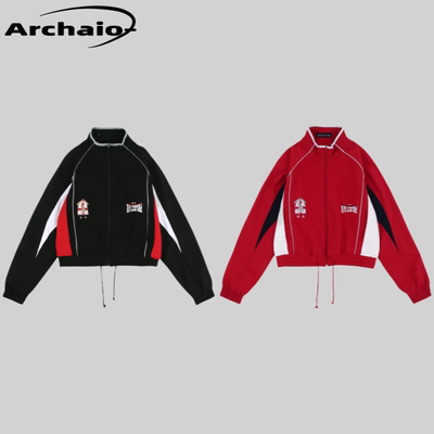 ProjectGR反转拼接徽章运动夹克