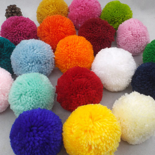 8cm毛绒球服装辅料鞋帽配件