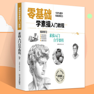 零基础学素描入门教程 素描基础实用教程学画画零基础绘画书籍 从入门到精通鸟类植物动物风景几何图素描速写美术绘画入门