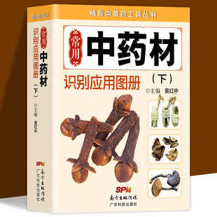 常用中药材识别应用图下册 精致中草药工具丛书 中医中药学习 中药材中草药鉴别辨别 本草纲目中医中药常用口袋书籍