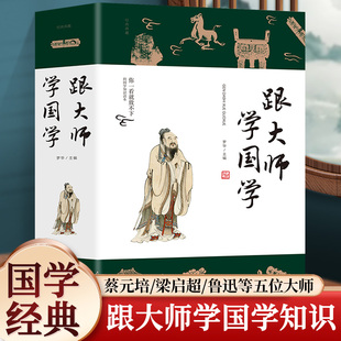 你一看就放不下跟大师学国学蔡元培章太炎梁启超王国维鲁迅中国传统国学知识一本全文化常识经典国学精粹一本通解析南怀瑾冯友兰