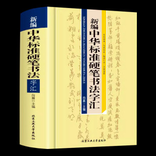 新编中华标准硬笔书法字汇书法艺术基础理论常识鉴赏技法教程欧阳询赵孟俯楷书行书草篆隶书毛笔字帖书法入门字典大全