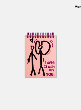 『Montilord』厚上翻线圈本A6横线crush个性记录加厚护眼高效简约顺滑笔记本好ins风文具实用高颜值小本本