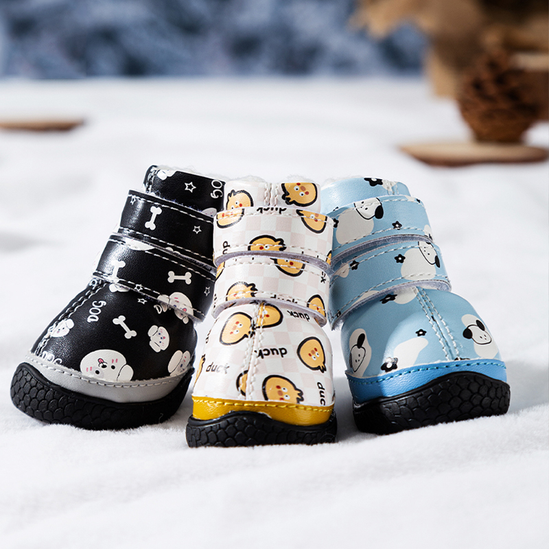 防水+保暖二合一，狗狗秋冬鞋子