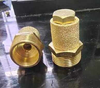 液氧瓶安全阀消音器神器排气阀消失器杜瓦罐气瓶降噪器黄铜款