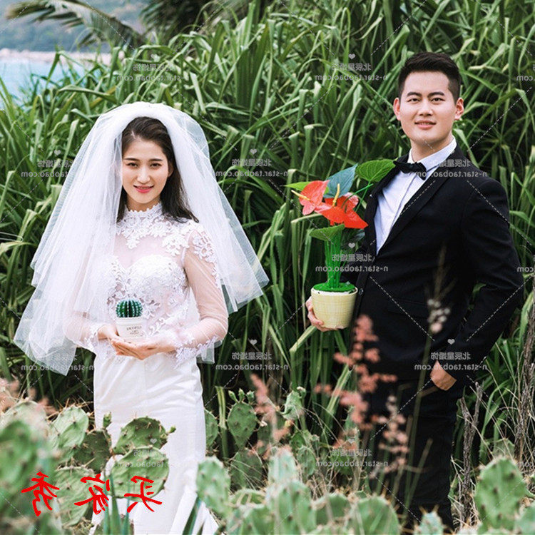 熱賣的新款韓式簡約雙層新娘結婚蓬蓬頭紗面紗婚紗禮服配件飾品造在類目 服飾配件/皮帶/帽子/圍巾, 婚紗禮服配件, 頭紗中 - 來自Buy2taobao.com提供專業的淘寶代購服務