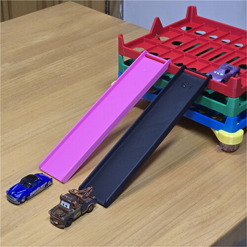 慢半拍玩具小车收纳盒专用滑道