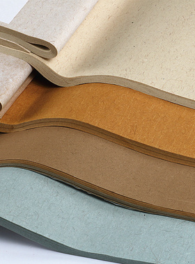 东晋麻笺长纤维麻纸宣纸半生熟四尺六尺八尺对开小楷书法行书篆书隶书国画专用纸国展创作参赛作品纸