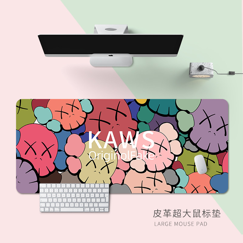 芝麻街Kaws超大鼠标垫PU皮革防水卡通个性创意女电竞游戏男笔记本键盘垫写字学生台办公桌防滑双面皮质电脑垫在类目 电脑硬件/显示器/电脑周边, 电脑周边, 鼠标垫/贴/腕垫中 - 来自Buy2taobao.com提供专业的淘宝代购服务