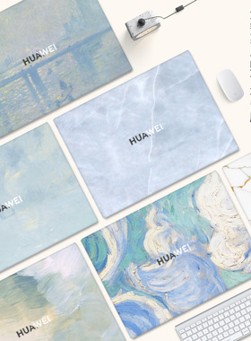 简约纹理适用2025华为Matebook14笔记本贴膜GT荣耀x16Plus电脑贴纸D16 SE机身X Pro保护膜14S/D14Linux外壳膜