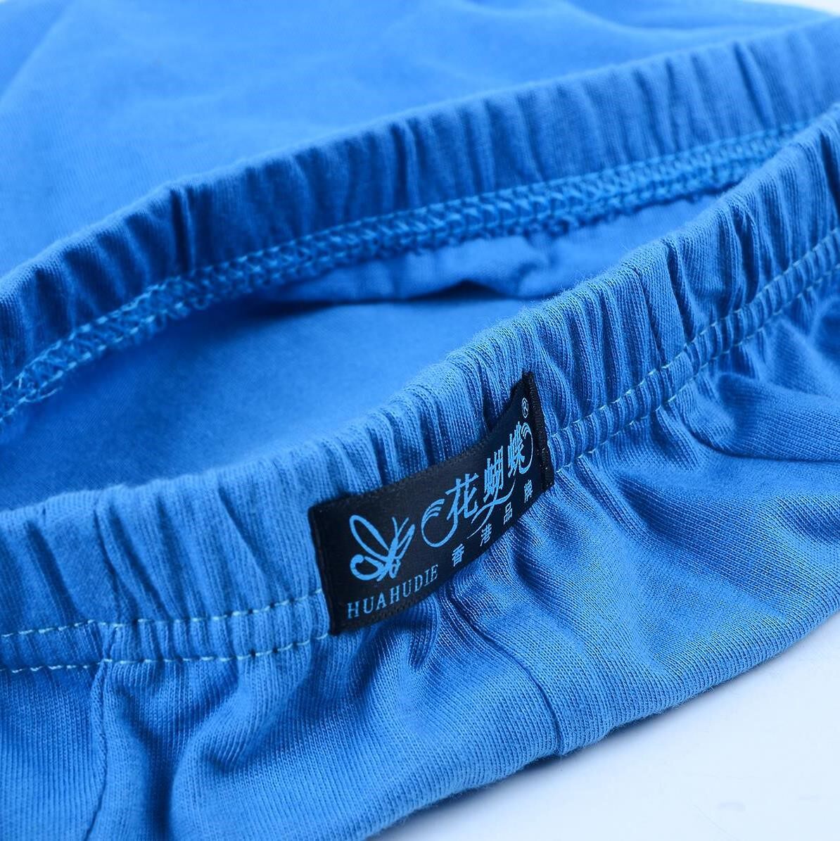 纯棉大号头加肥加大码男士胖子内裤三角裤肥佬宽松短裤5条装。