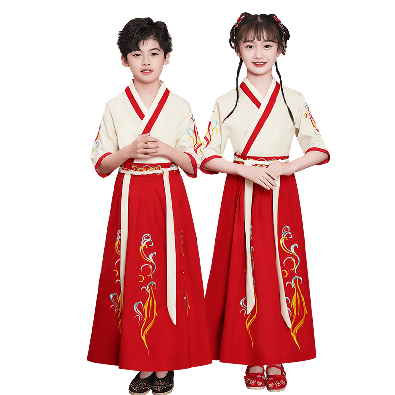 国学服夏季短袖儿童汉服