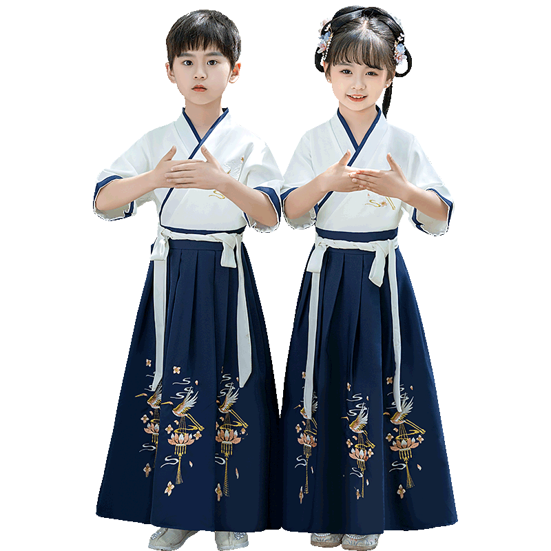 儿童汉服男童国学服装