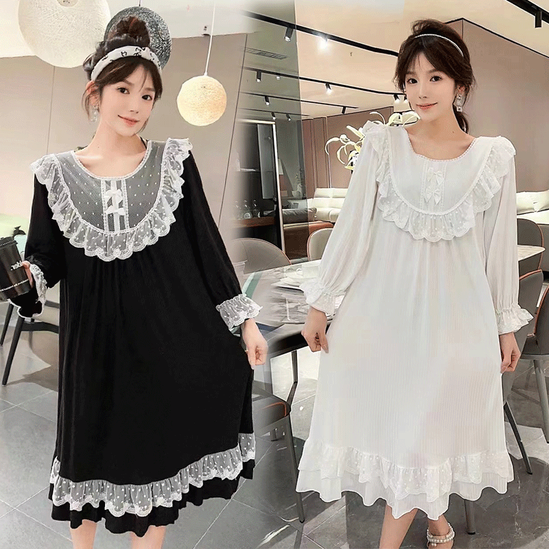 代尔舒适睡衣公主风大码