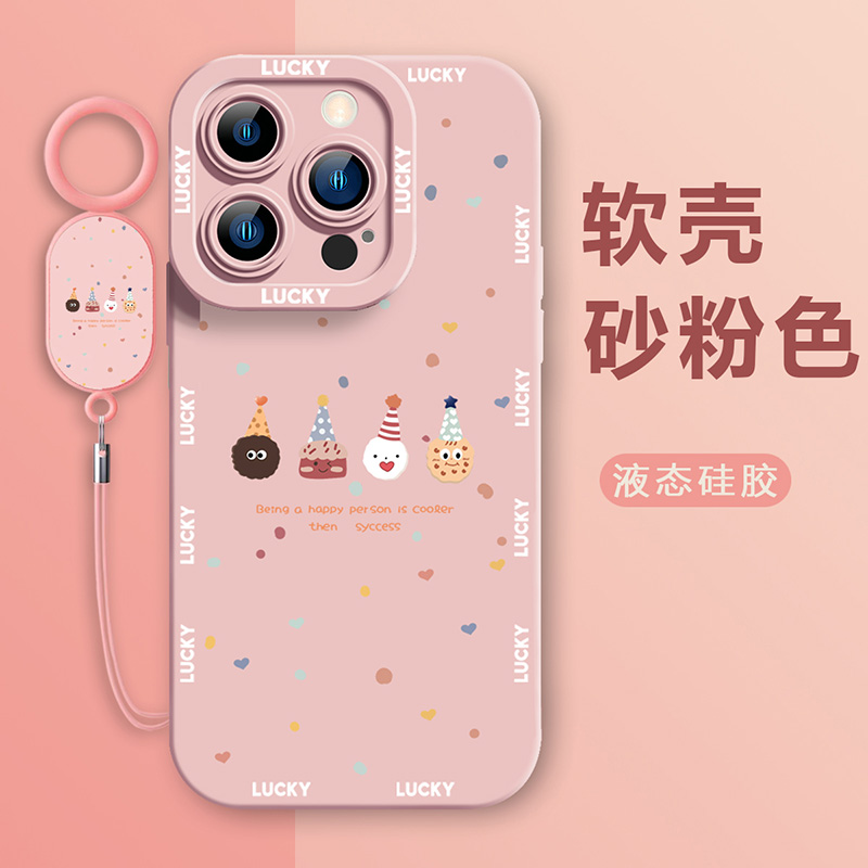 适用iphone硅胶卡通保护壳