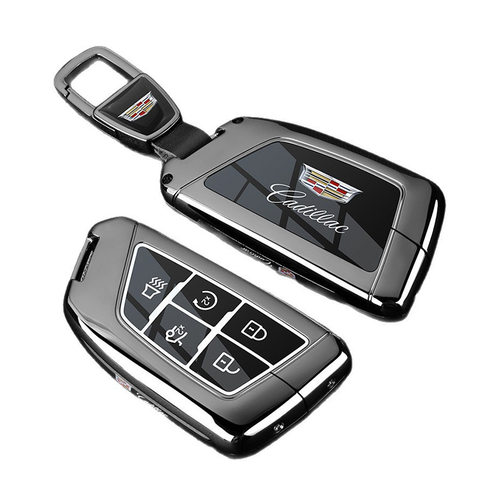 适用于凯迪拉克ct5钥匙套ct6 xt6 xt5 xt4 xts汽车金属钥匙包扣壳