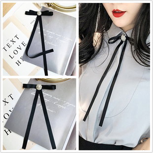 简约制服领结 领花钻 唯美淑女领扣结蝴蝶结衬衫领花流苏百搭韩版