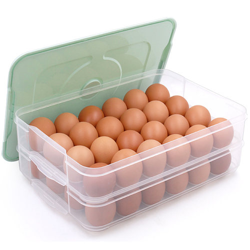 多层冰箱长方形格子日本保鲜盒