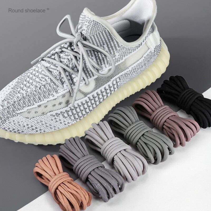 适用于椰子鞋带男款yeezy350圆形鞋带女黑天使700老爹鞋运动鞋绳图片