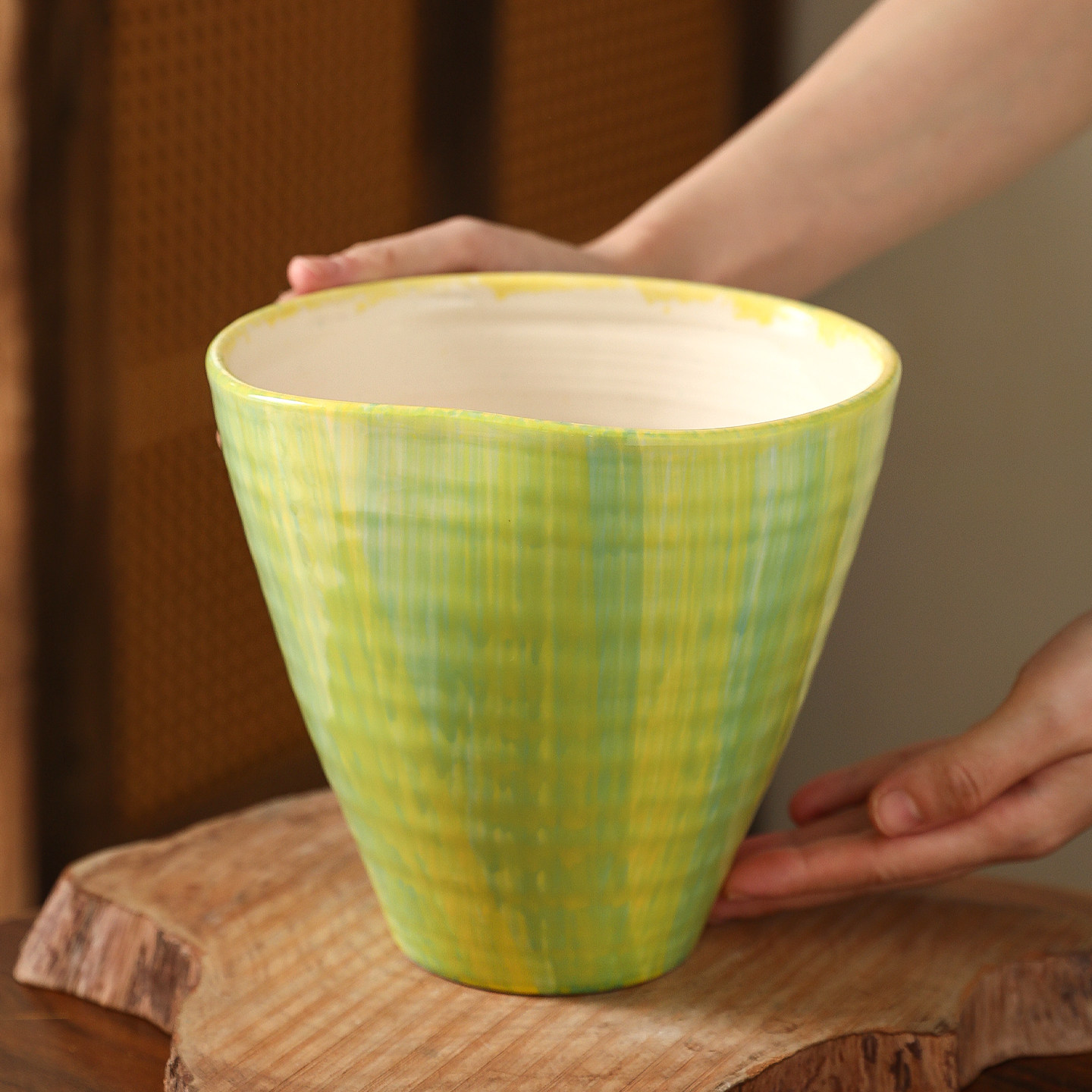 欧式复古陶瓷花盆简约轻奢家用客厅桌面蝴蝶兰套盆花卉绿植通用盆,鲜花速递/花卉仿真/绿植园艺,花盆,淘宝优惠券,粉丝福利购,淘宝优惠卷