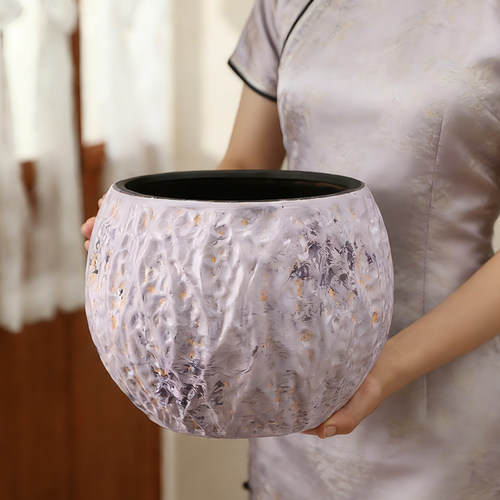 中式简约现代陶瓷花盆室内