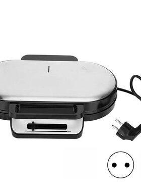 跨境110v二片双盘爱心华夫饼机三明治机电饼铛早餐机Waffle maker