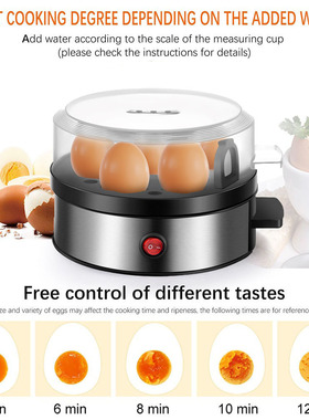 多功能迷你蒸蛋器 家用早餐美食煮蛋器  商用礼品egg boiler