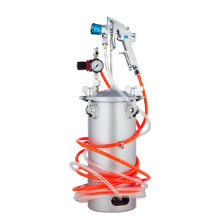 5升下出料压力桶油漆涂料喷枪W-77大口径水包水水包水乳胶喷漆枪