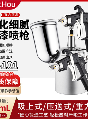 荣陈W-101面漆喷枪高端汽车家具木器工业高雾化气动油漆喷漆枪