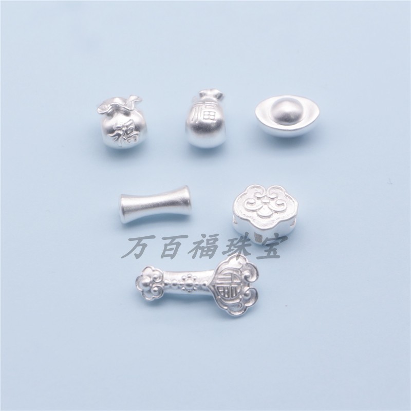 厂家直销纯银DIY饰品配件批发